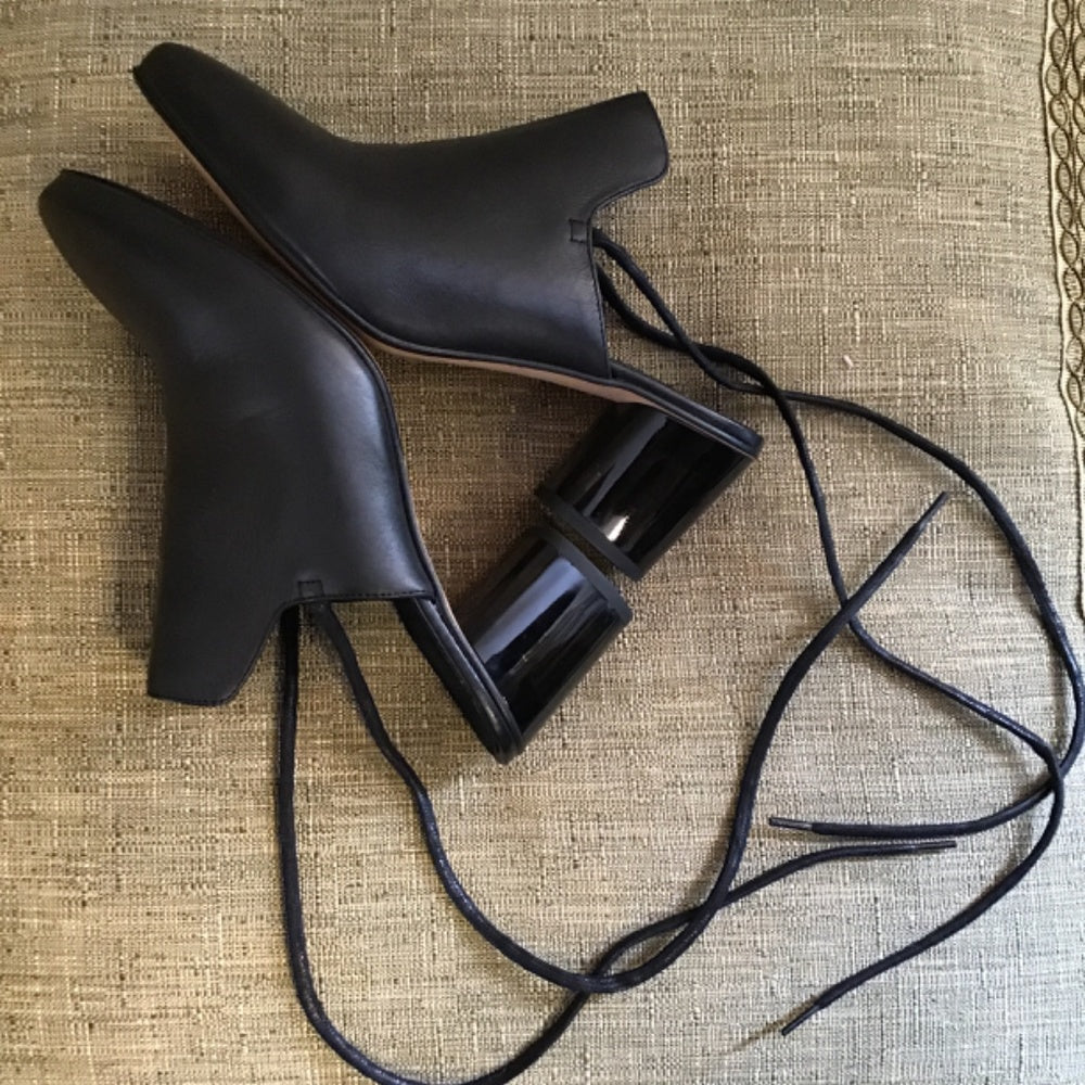 Free People high heel lace up Sz 39