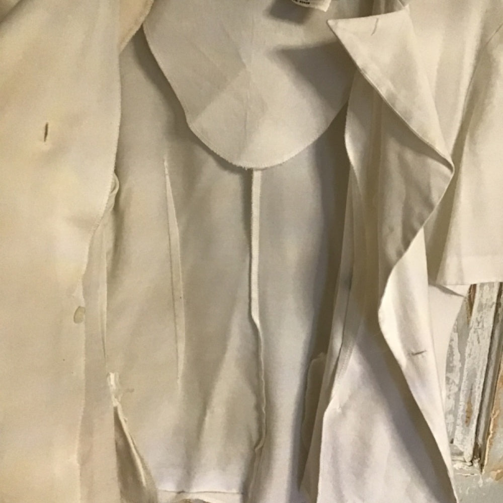 Plaza south white and gold blazer size 12