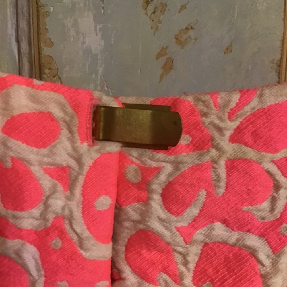 Lilly Pulitzer pink and white midi dress size 10