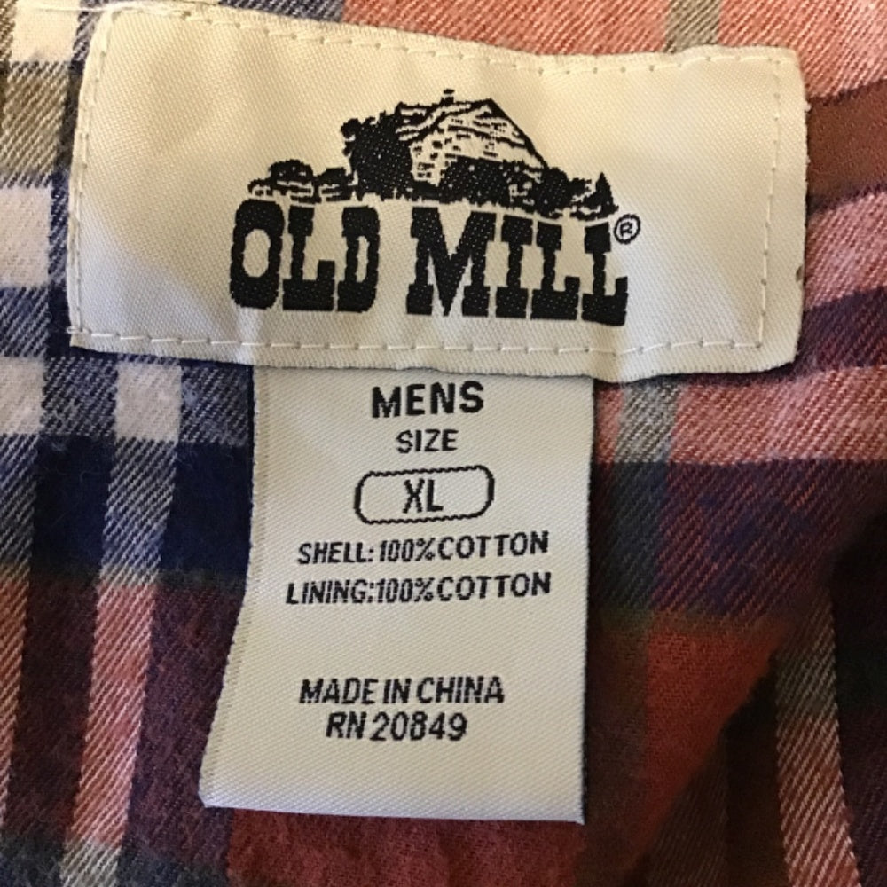 Old Mill Men’s long sleeve shirt size XL