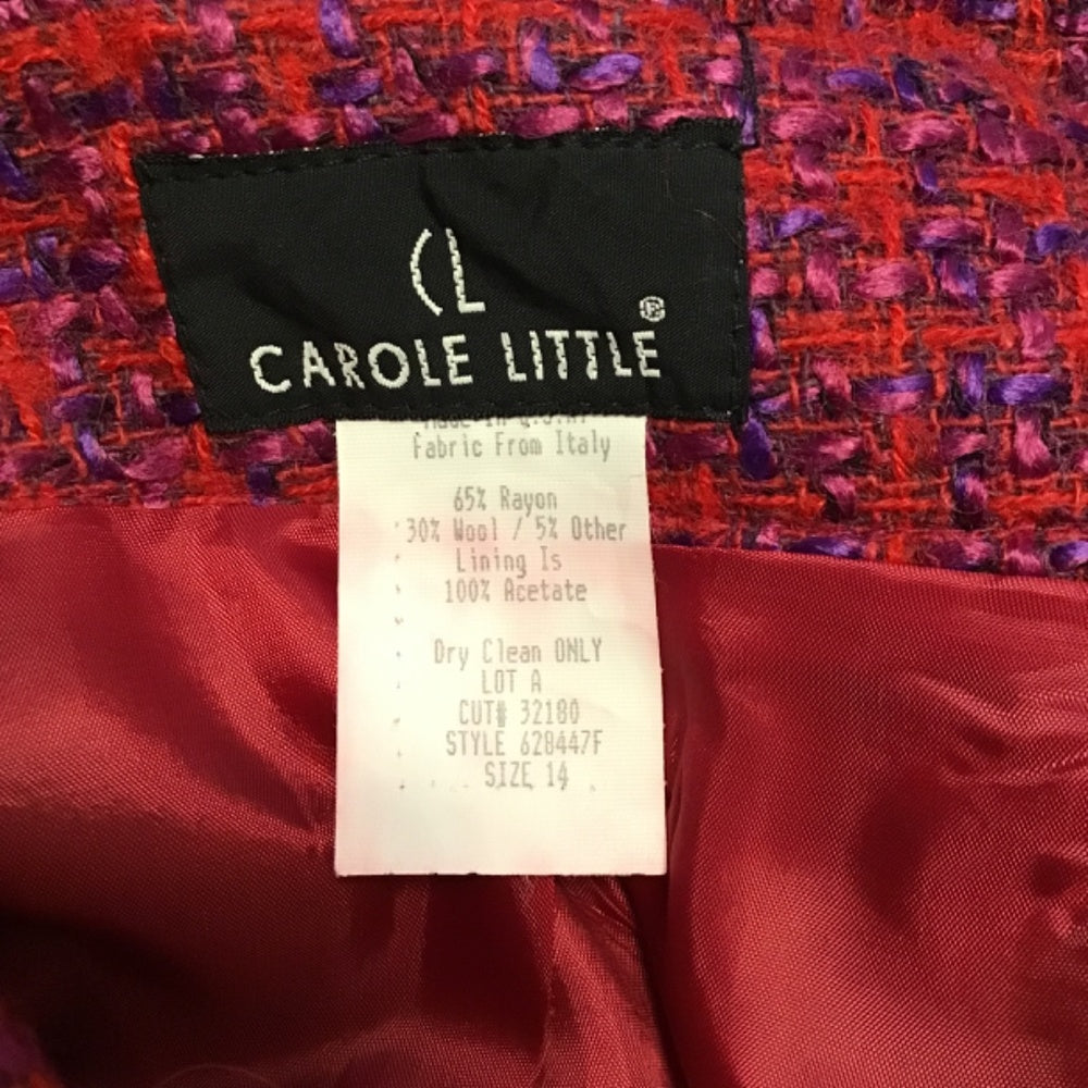 Vintage NWT Carole Little 2 PC jacket and skirt size 8