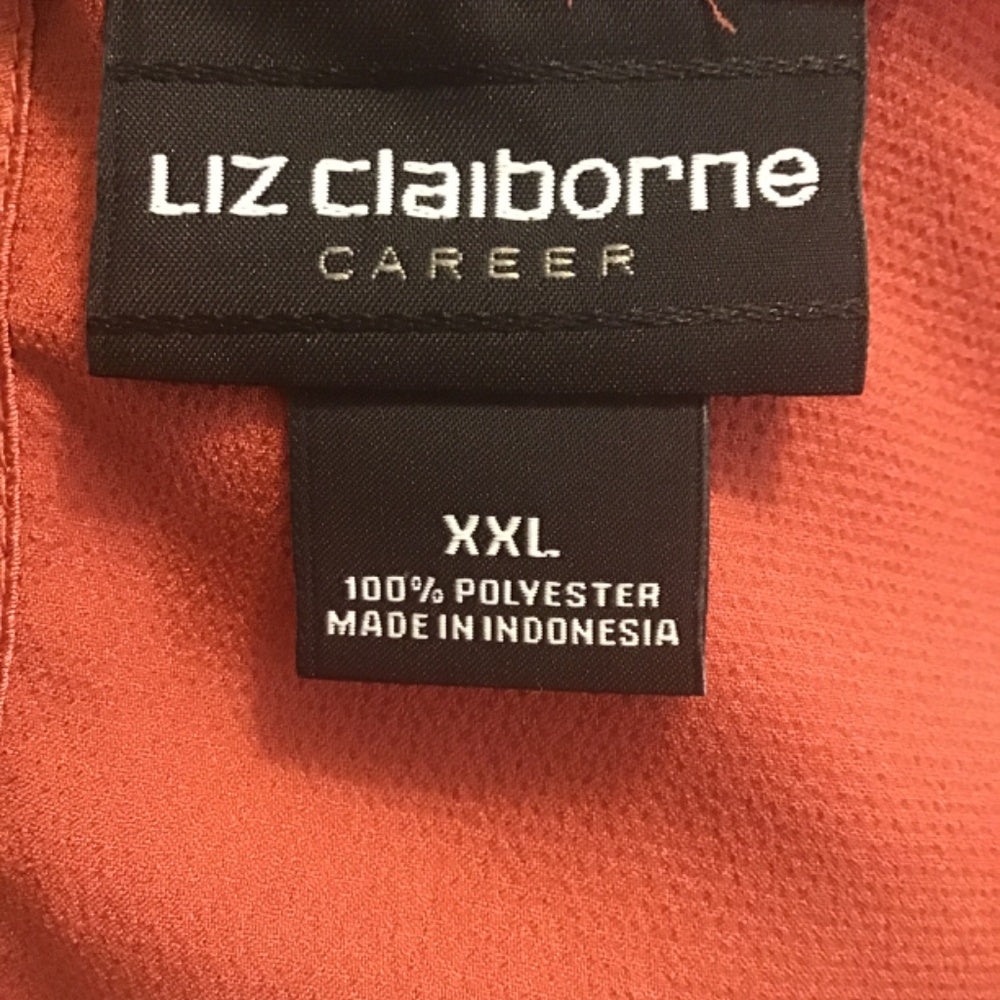 Liz Claiborne Career long sleeve shirt size XXL with Rhine stones