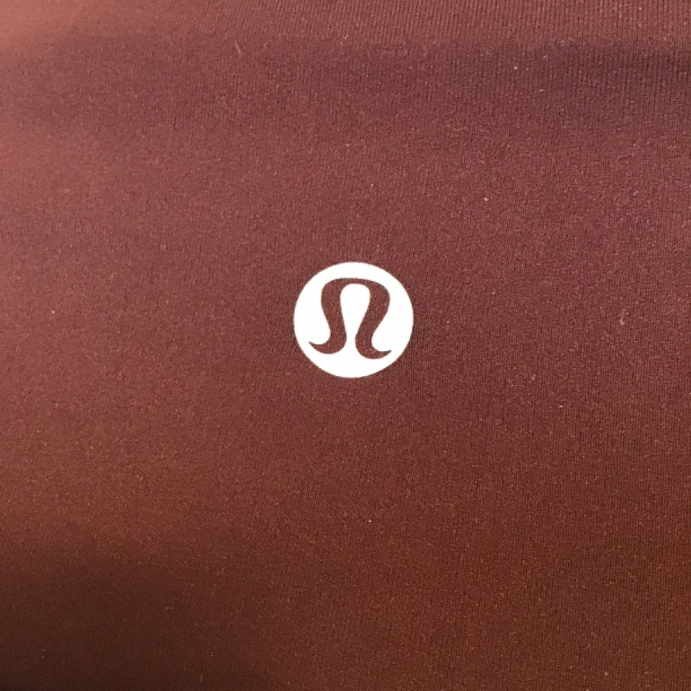 Lululemon maroon leggings size 2