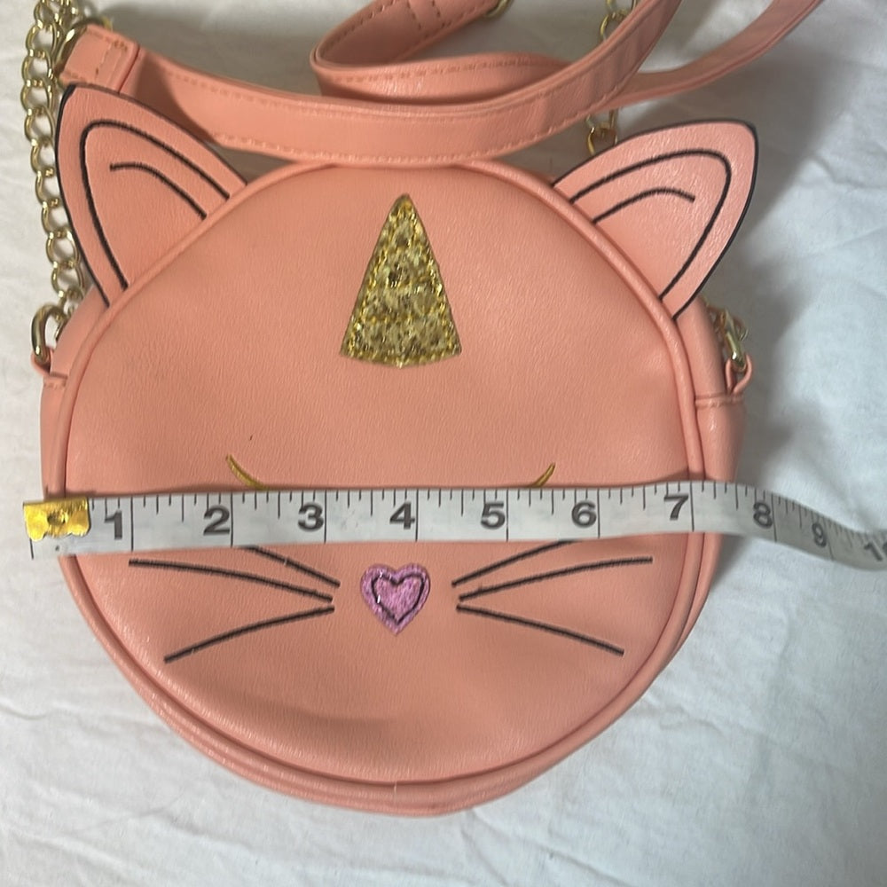 Olivia Miller handbag kitten unicorn with gold chain