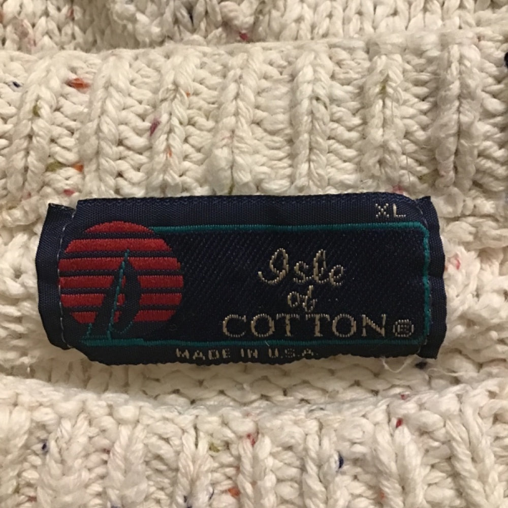 Isle of Cotton made in USA size XL knitted sweater