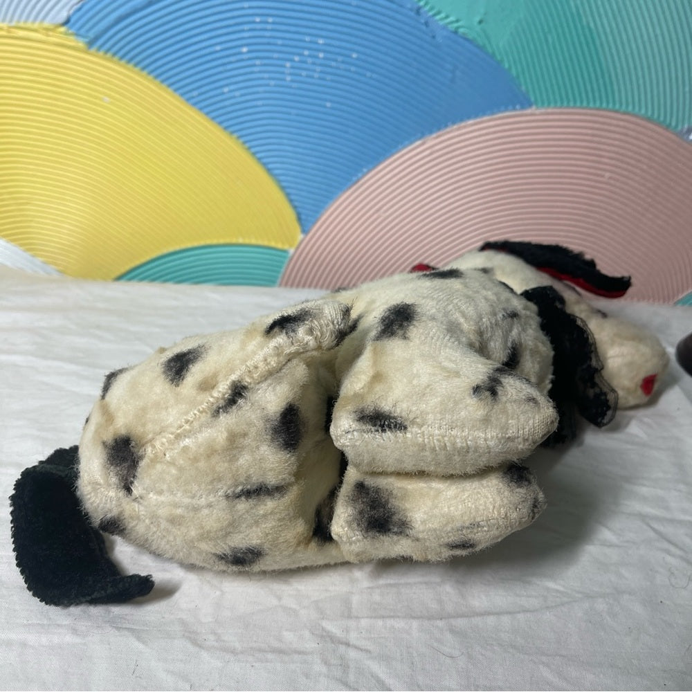 Vintage 1950 Plush Dalmatian made by "Columbia Toy Products" Soft Fur Cotton Ear