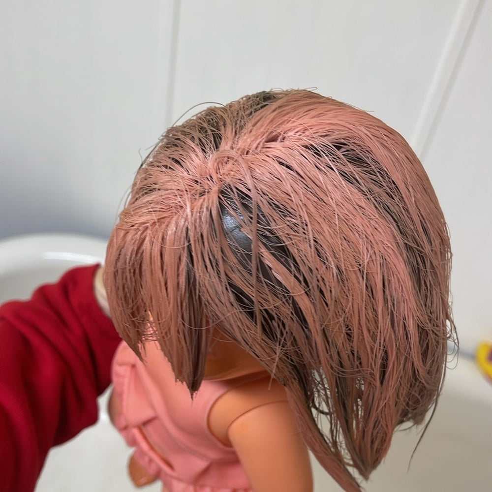 Tonka Original Bathing Beauty 13" Doll Jennifer Brown/Pink Color Change Hair