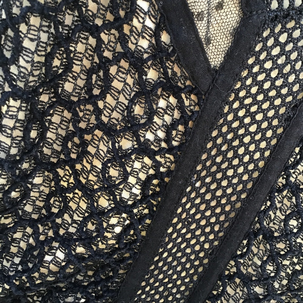 Free People Black lace Dress size xs