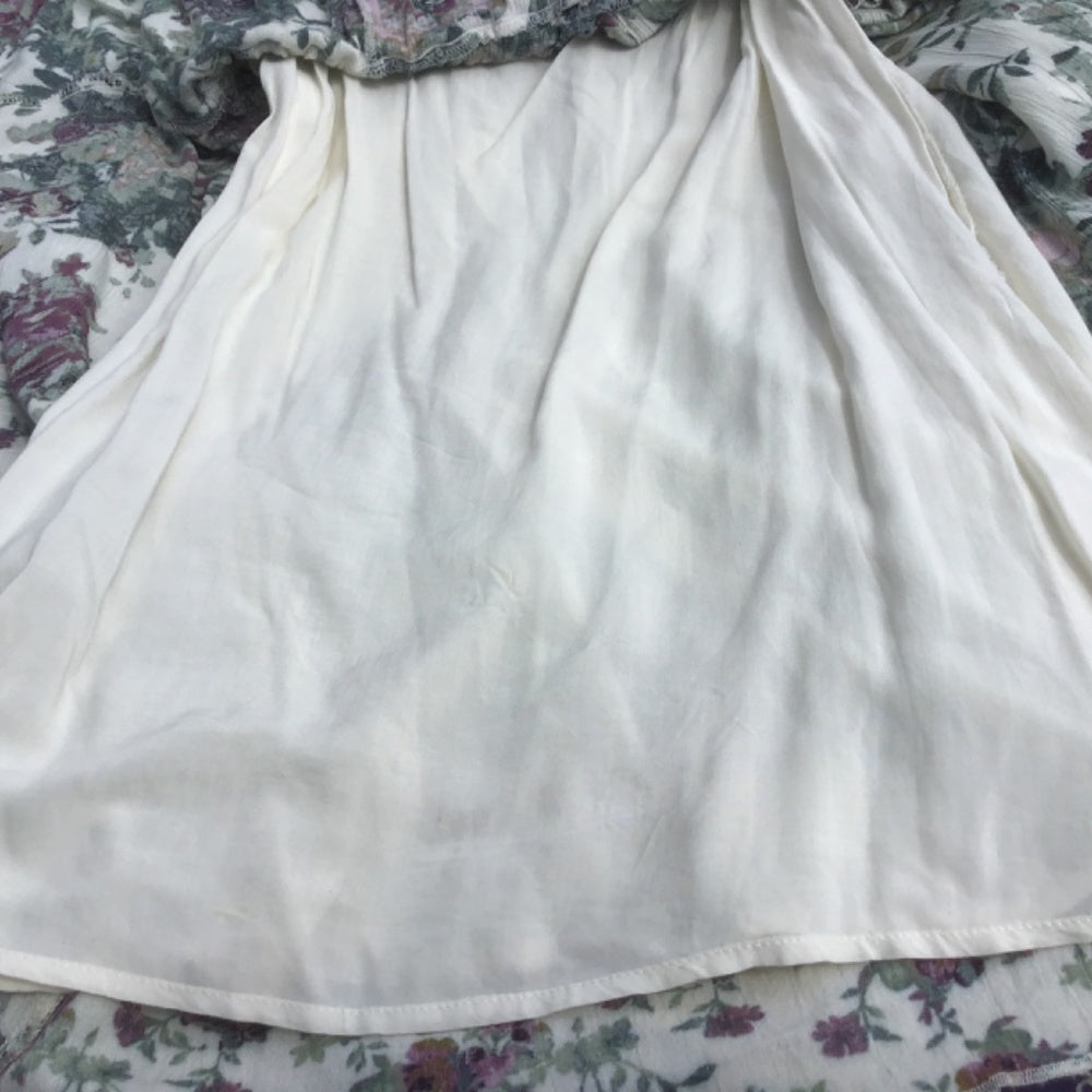 Free People Flower Dress  Goddess sleeves size S