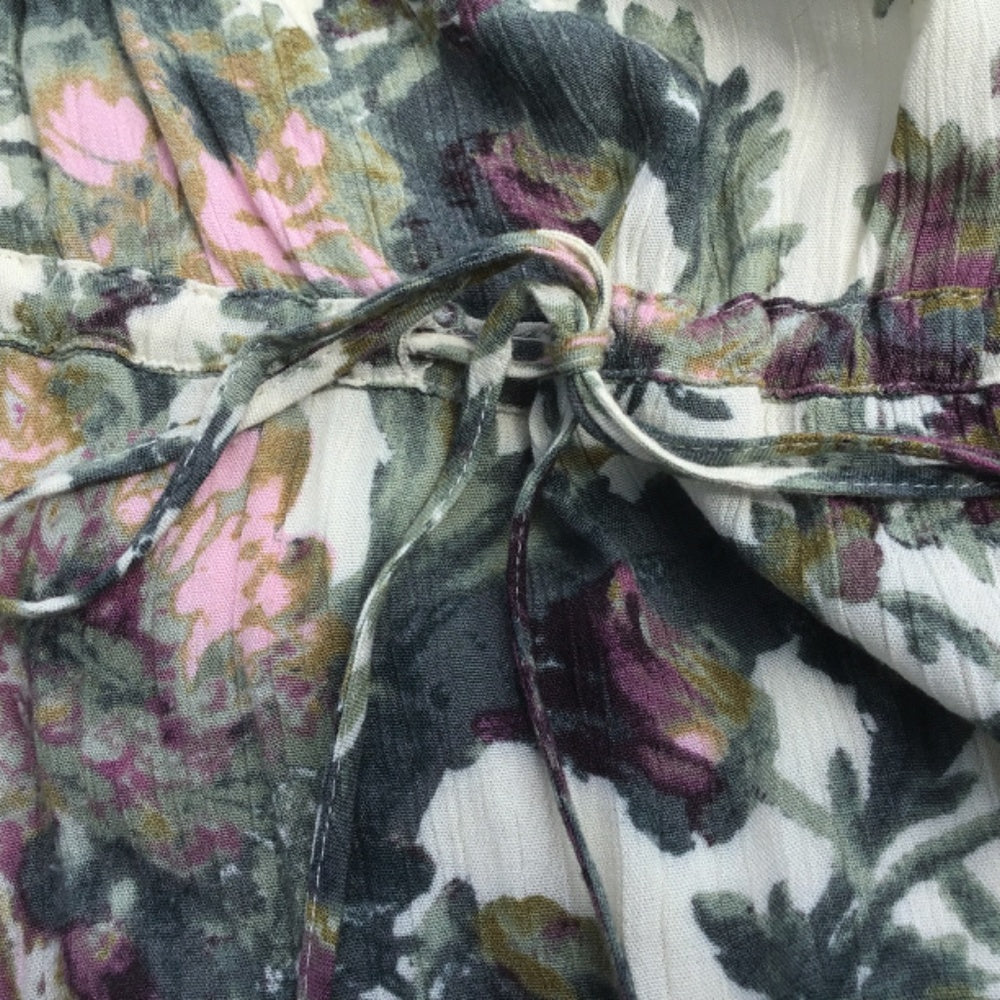 Free People Flower Dress  Goddess sleeves size S