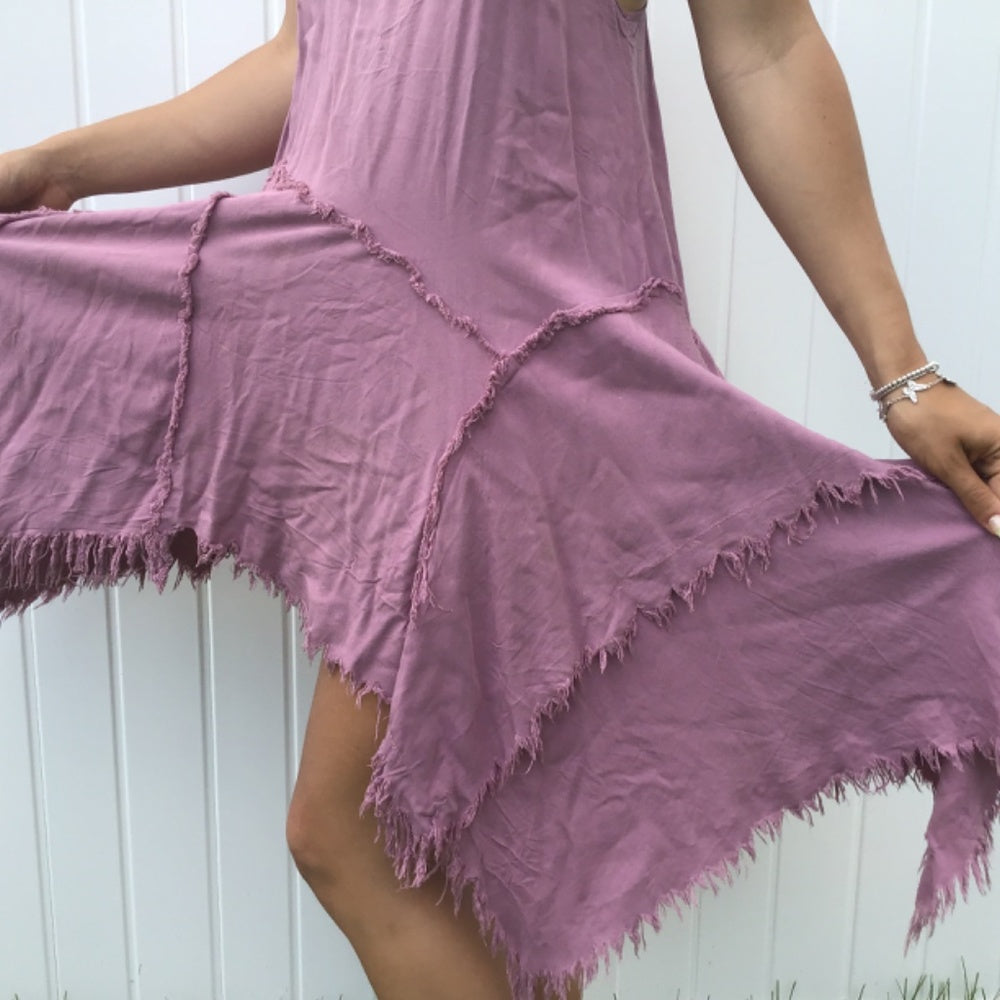 Free people dress purple boHo Size XS