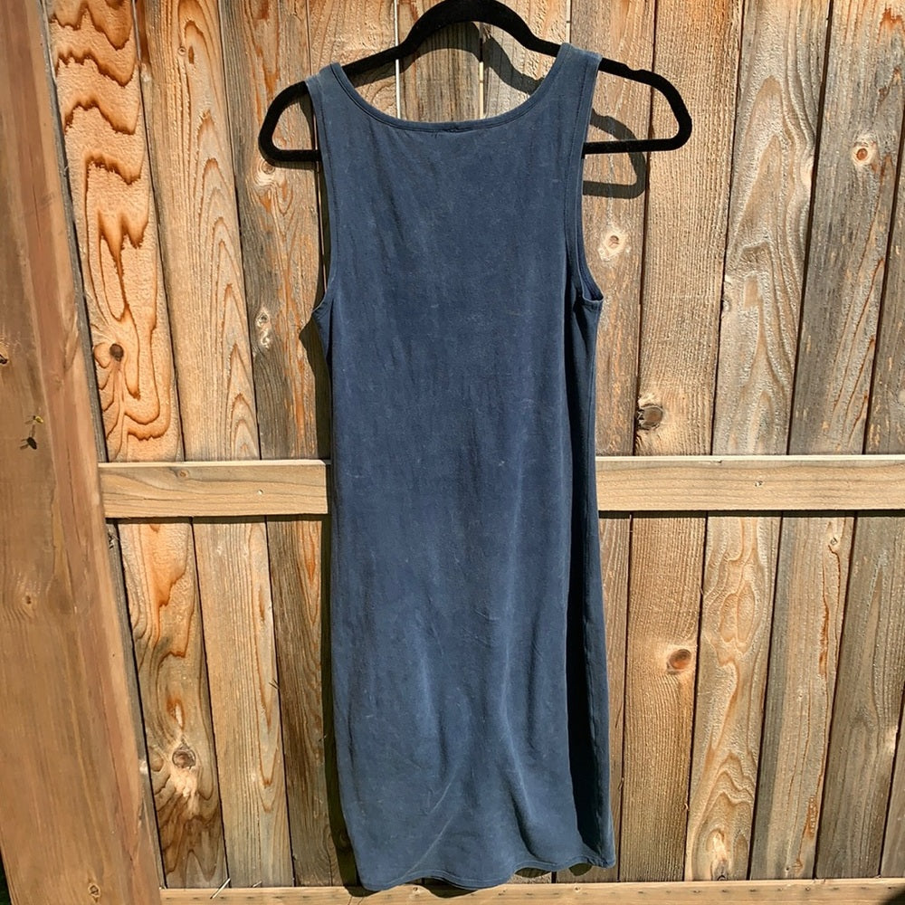 fitted flirty soft blue dress size S