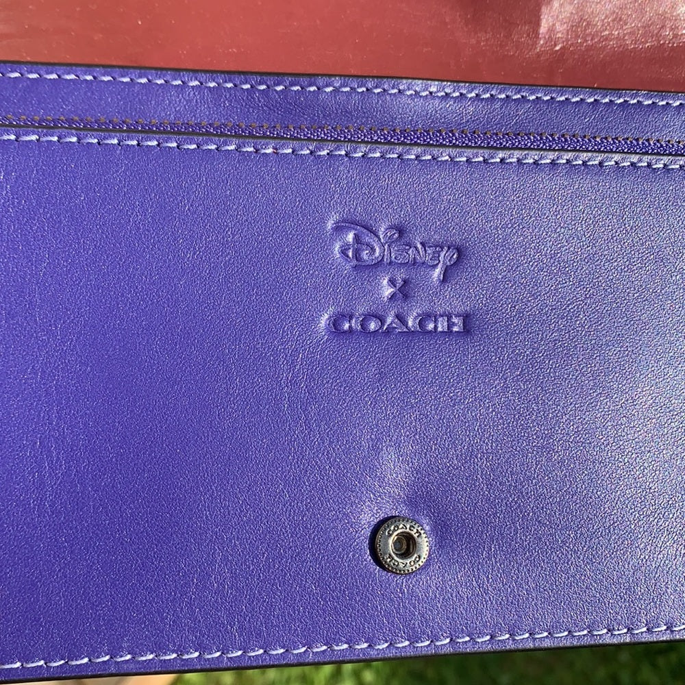 RARE Coach Disney A Dark Fairytale Leather Bag Snow White sparkly, sleepy apple