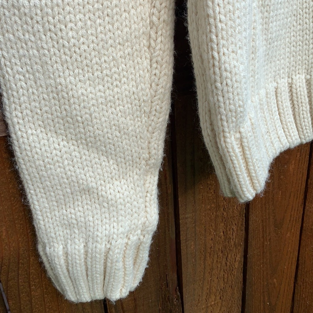 Cute Warm Chunky Knit Thick Sweater sz S