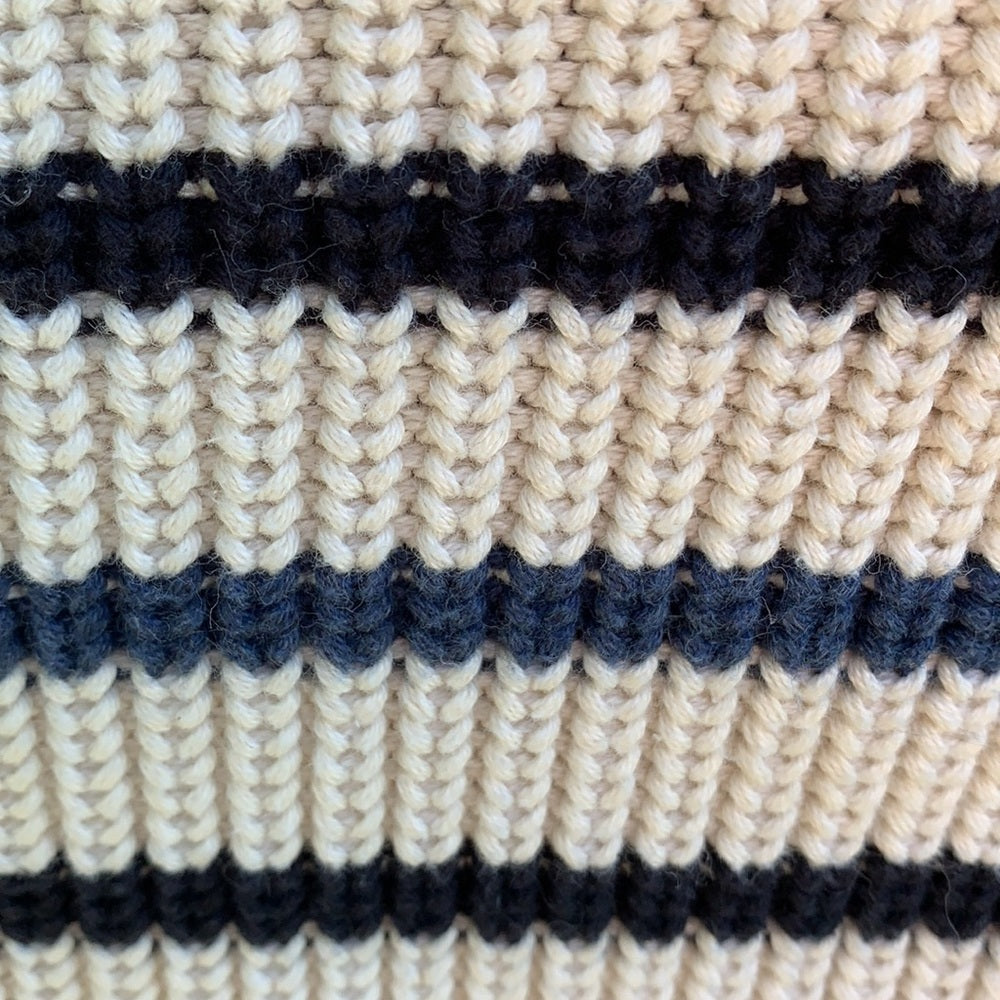 American Eagle Striped Thick Knit Sweater M