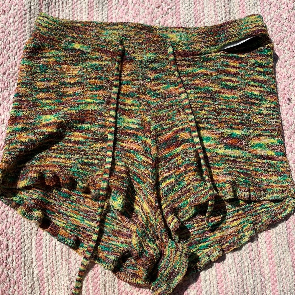 Kimchi Blue funky colorful halter short set szS