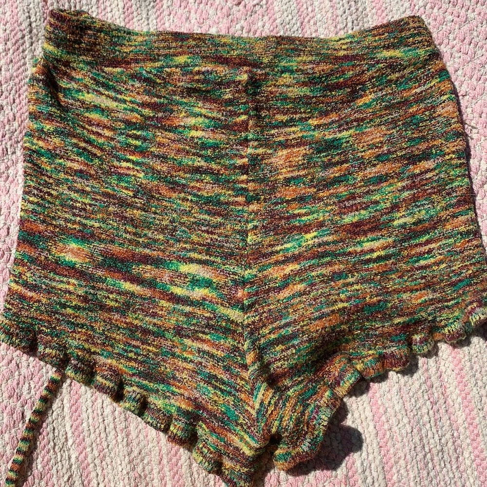 Kimchi Blue funky colorful halter short set szS