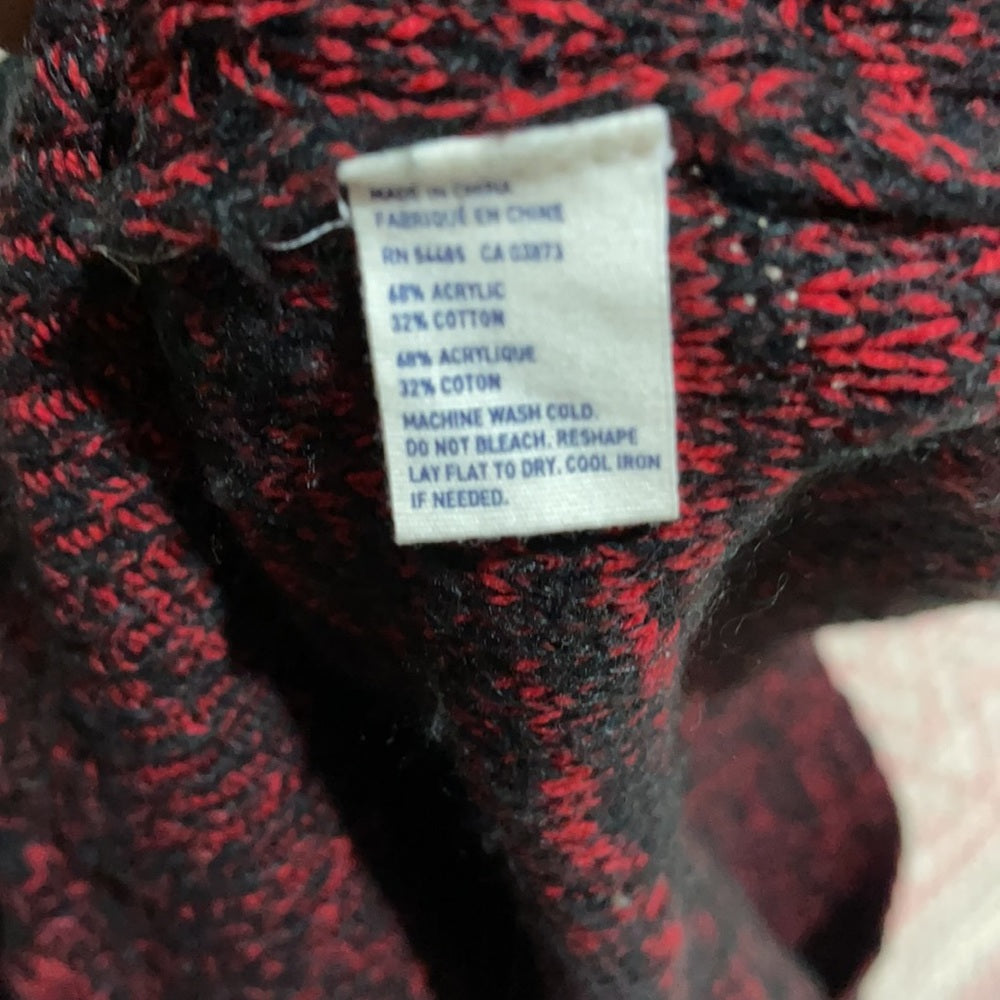 American Eagle Sweater red and black fall size M