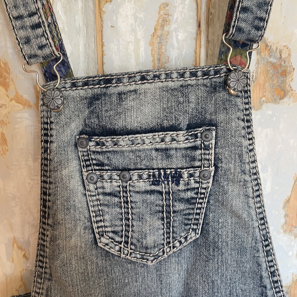 Hippie laundry short overalls sz 3