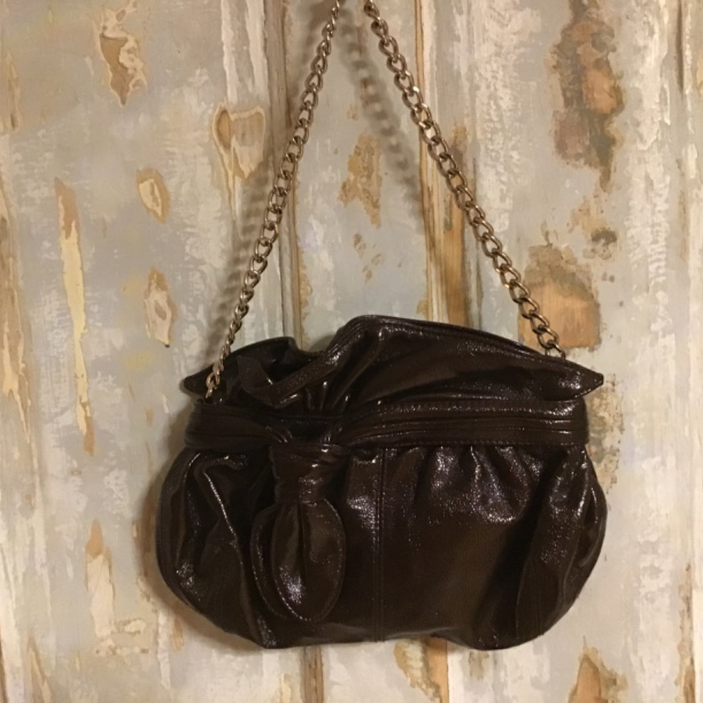 Loeffler Randall for Target handbag vintage gold metallic brown pleather
