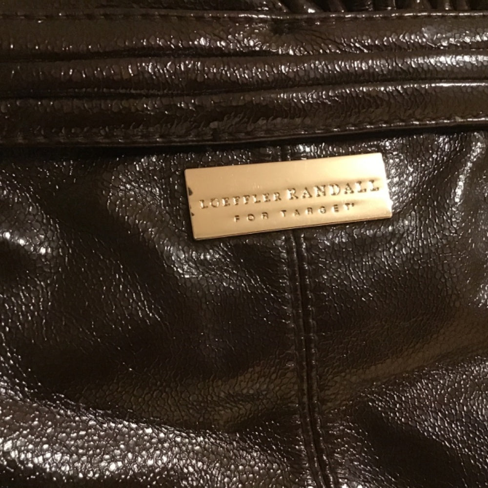 Loeffler Randall for Target handbag vintage gold metallic brown pleather