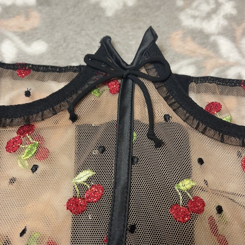 For love & lemons cherry corset Size S
