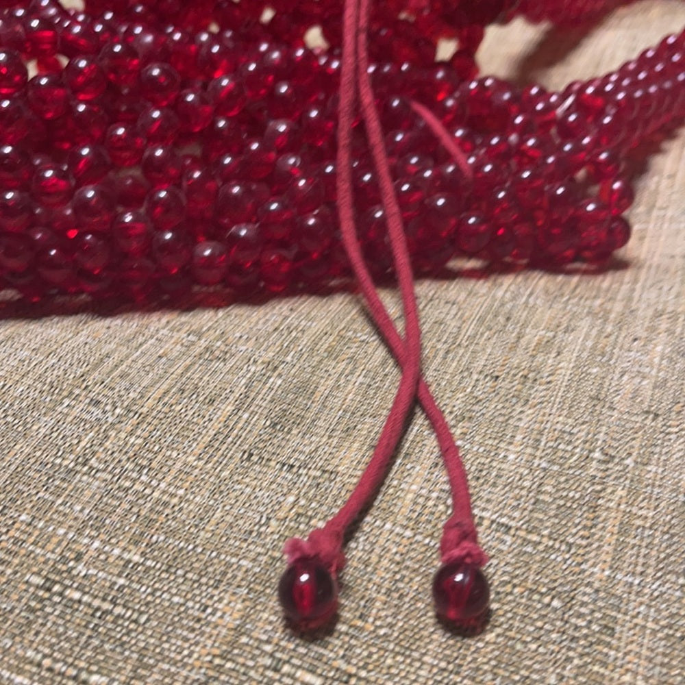 Free people RARE beaded red purse