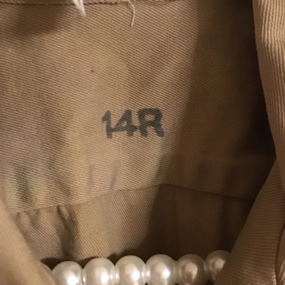 Vintage button up green scouts jacket Size 14R