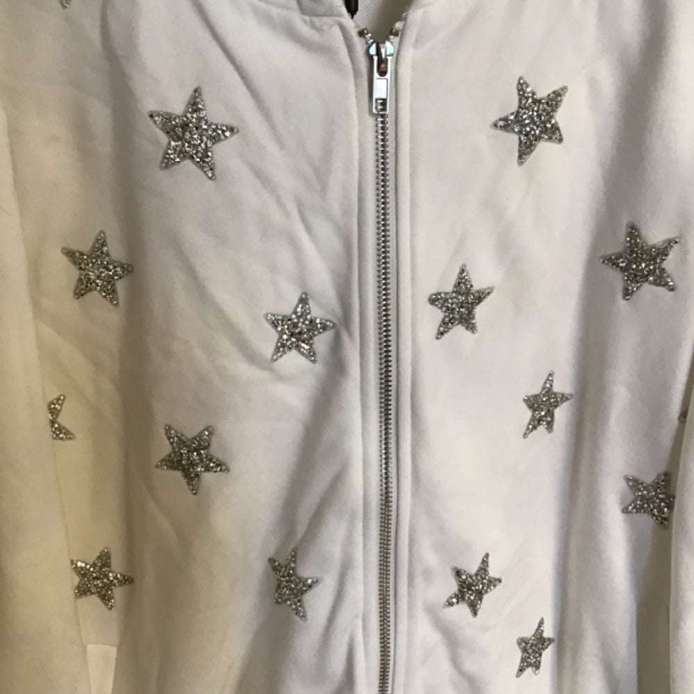Why Plus size jogger suit with crystal stars Sz XXL