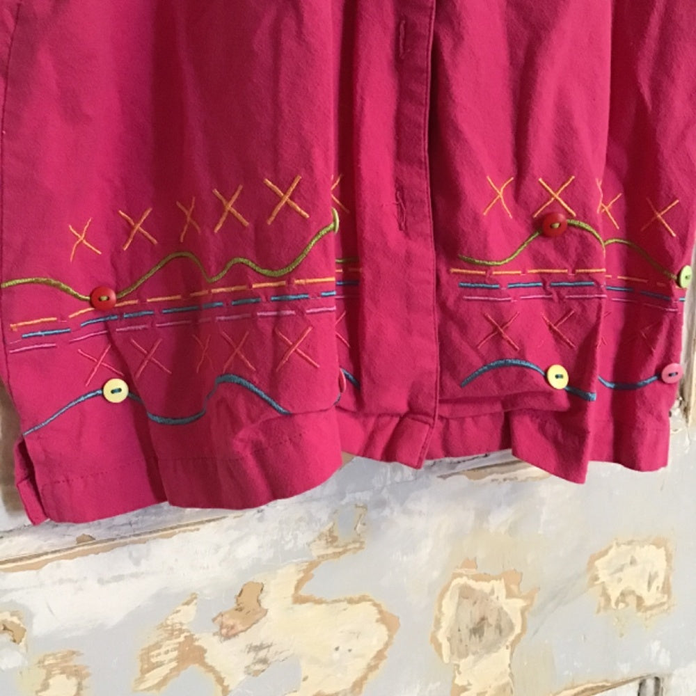 Jane Ashley pink matching two piece Sz L