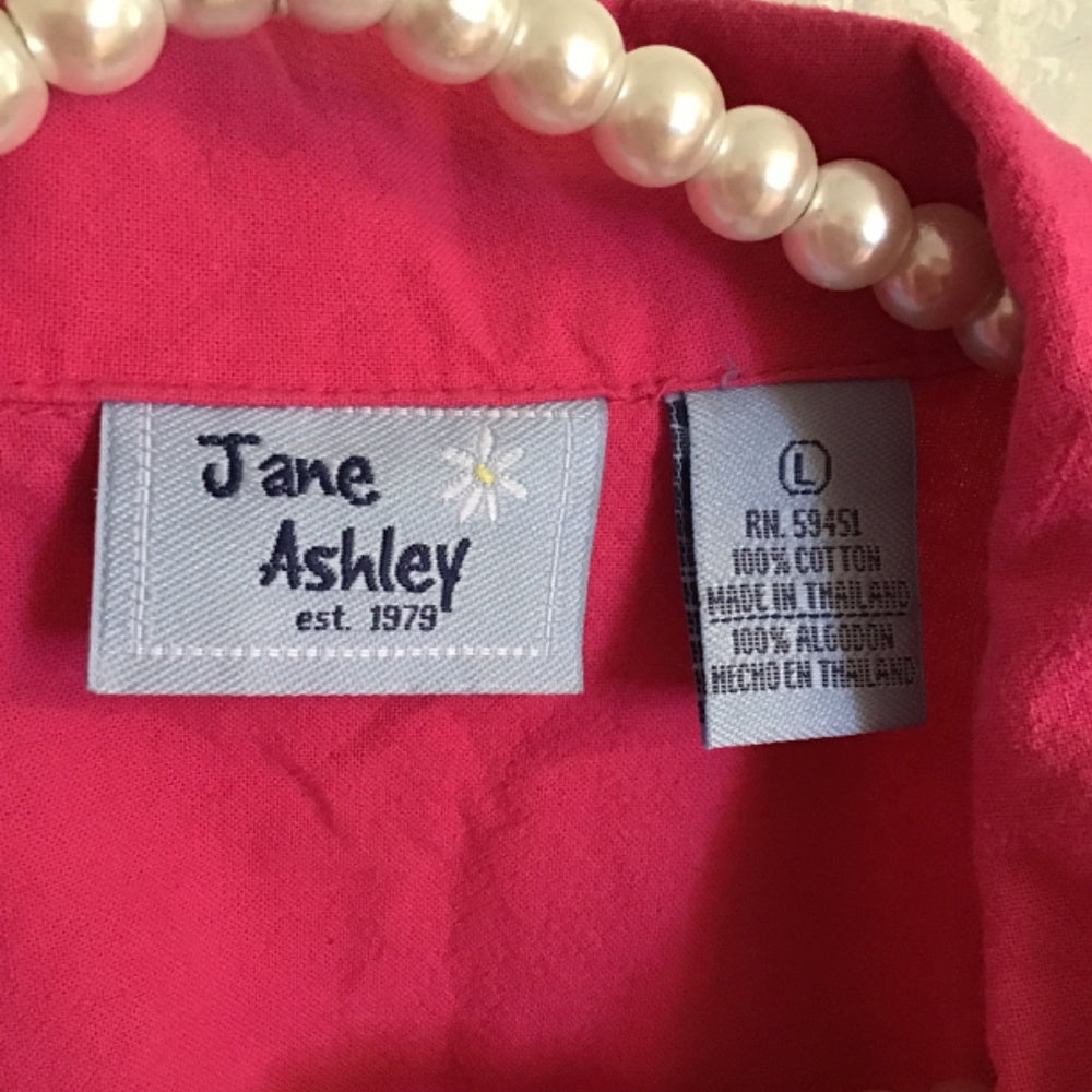 Jane Ashley pink matching two piece Sz L