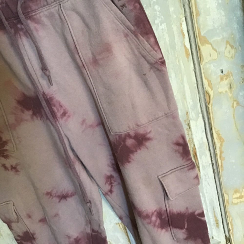 Pink tie knot joggers Sz S