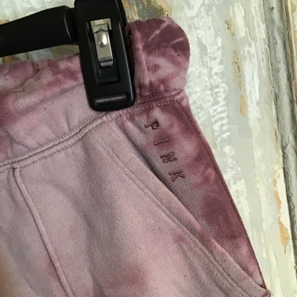 Pink tie knot joggers Sz S