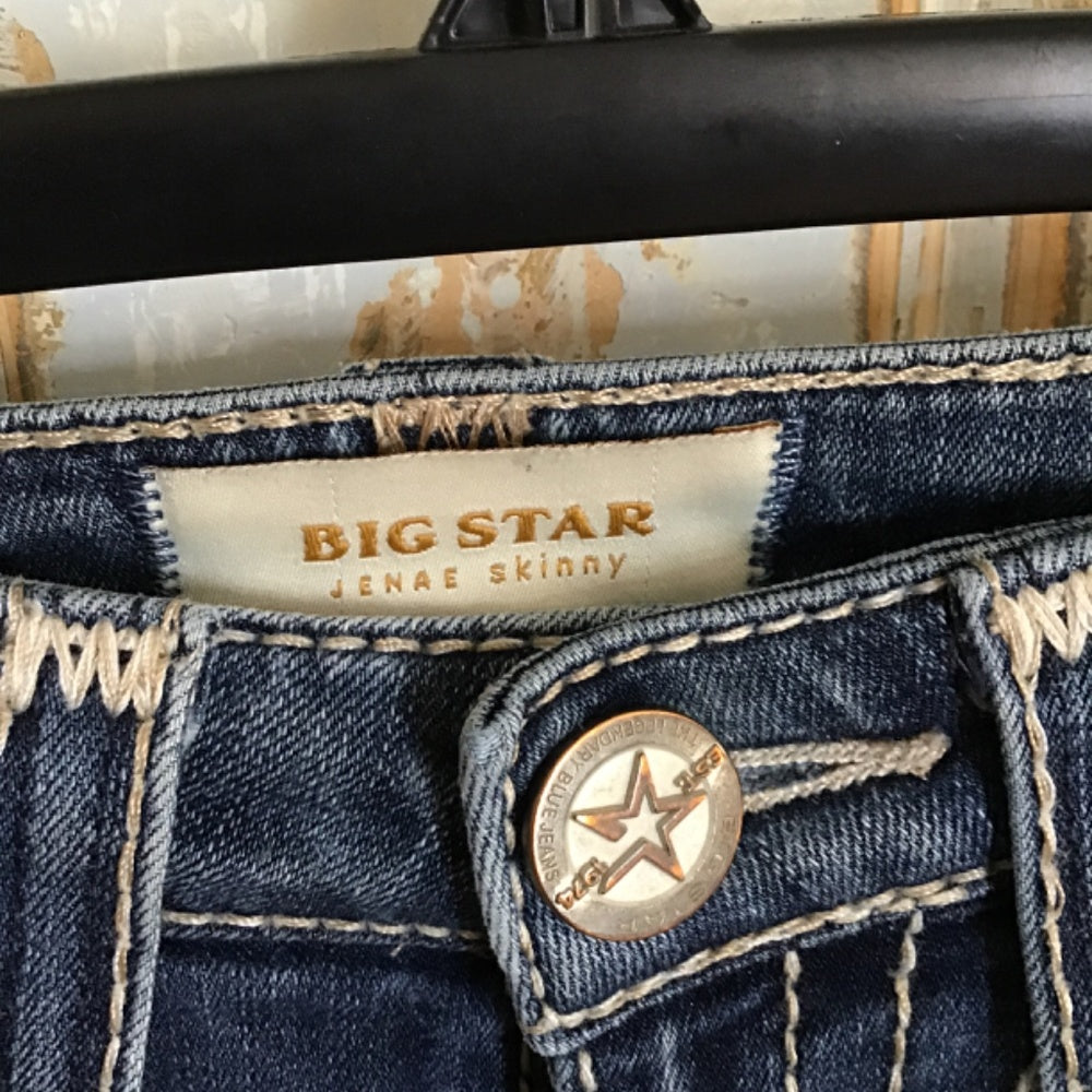 Big Star Jenae Skinny blue jeans Sz 23R