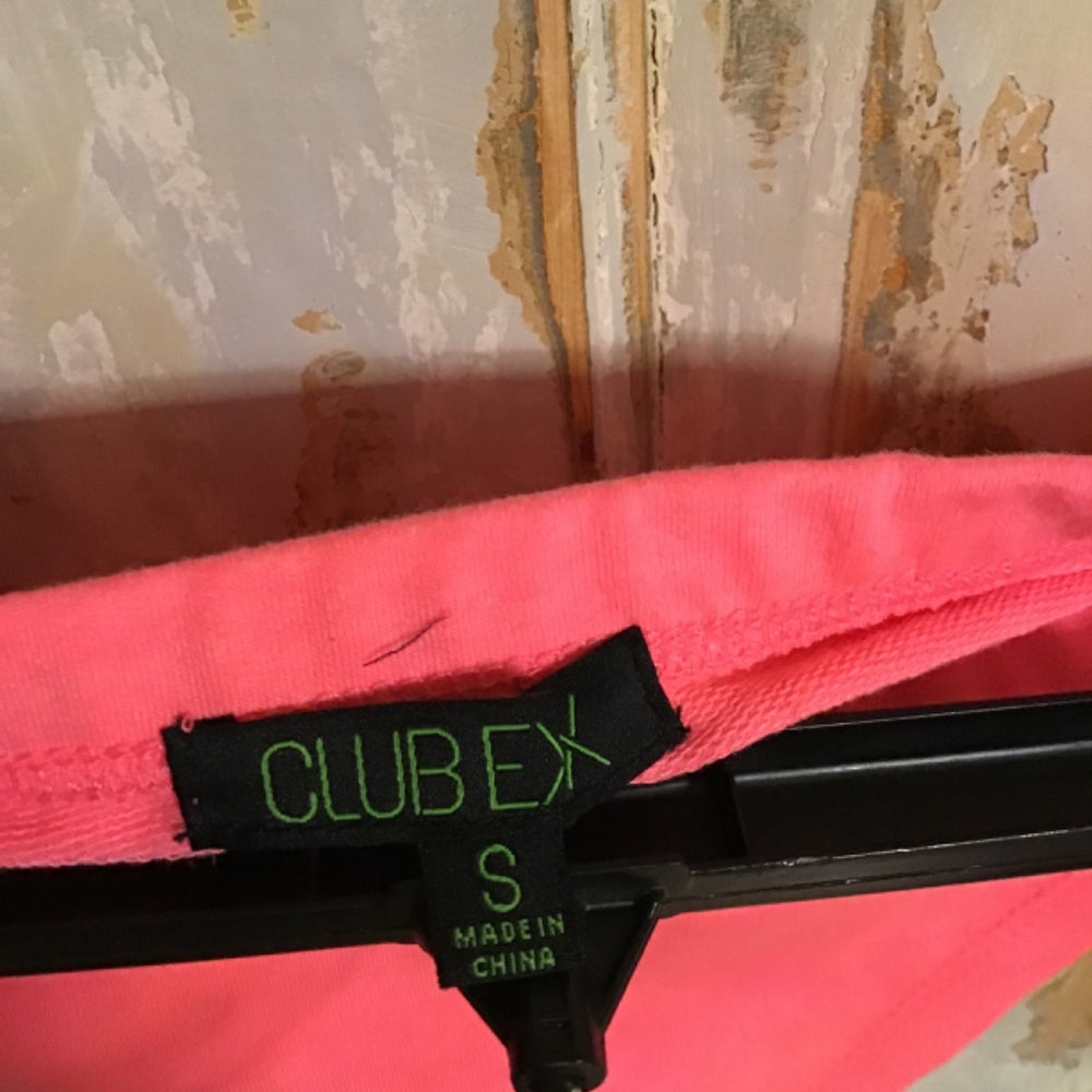 Dolls kill Club Exx pink athletic shorts Sz S