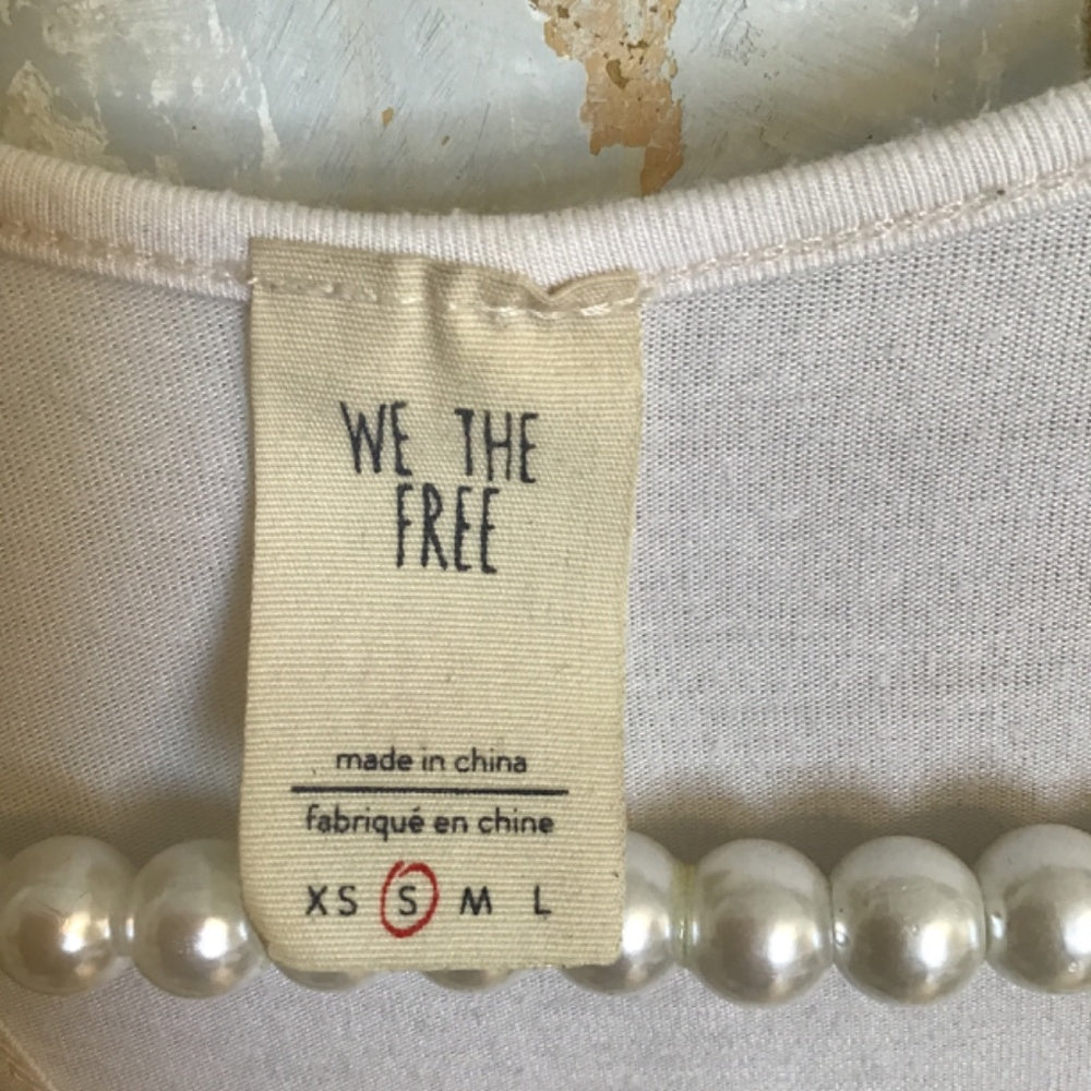 We The Free white top Sz Xs