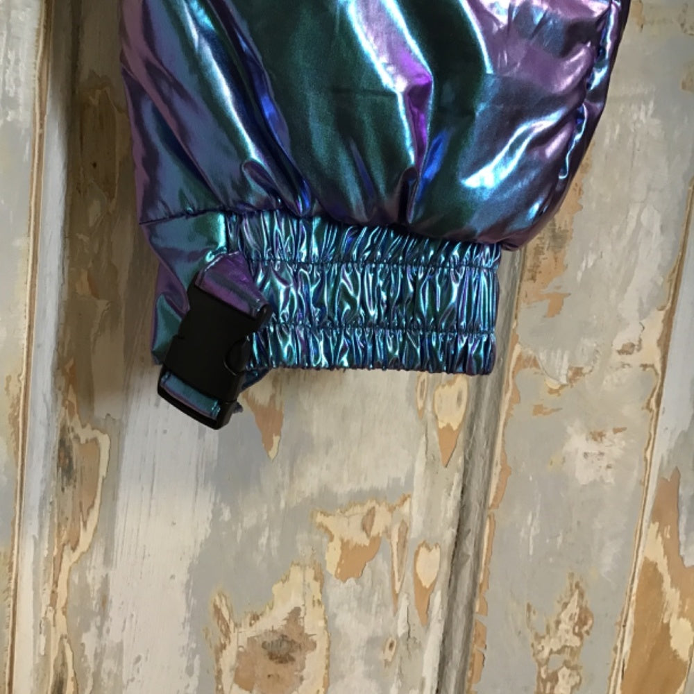 Clubexx metallic blue snow pants (Never worn) Sz S