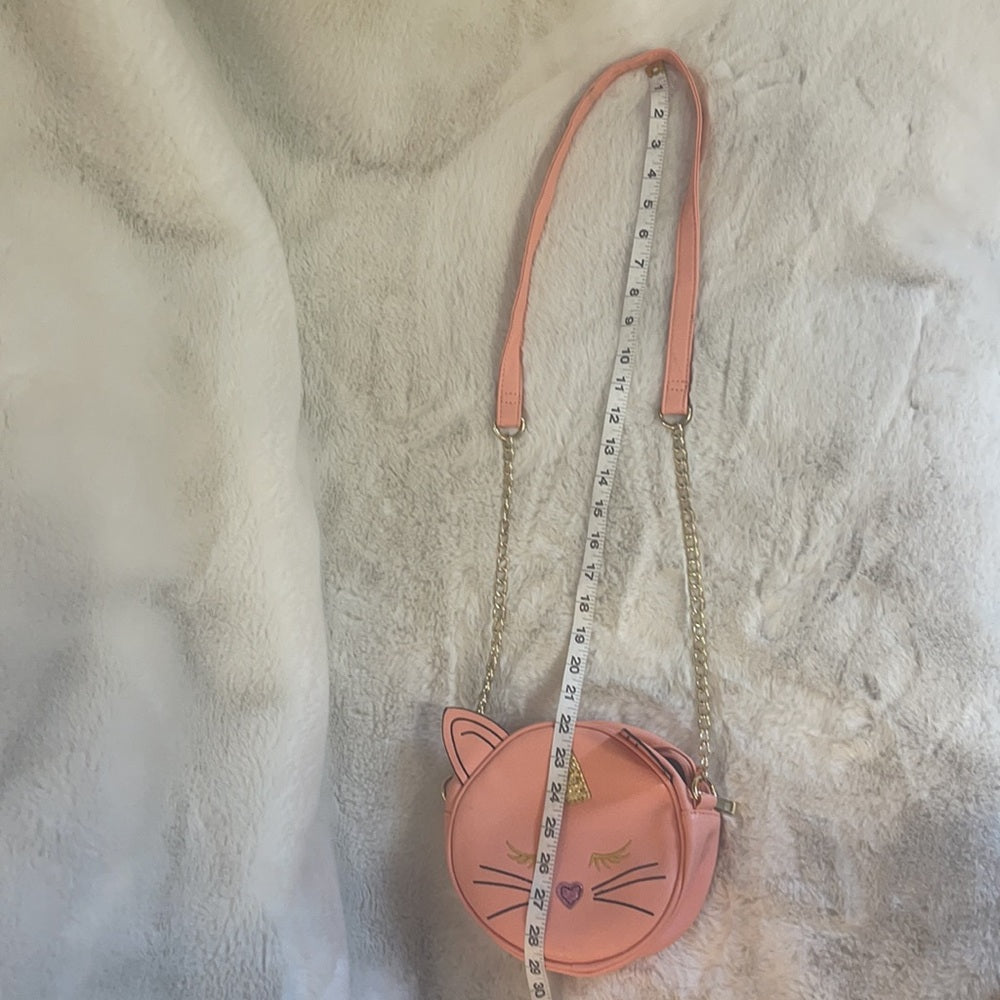 Olivia Miller handbag kitten unicorn with gold chain