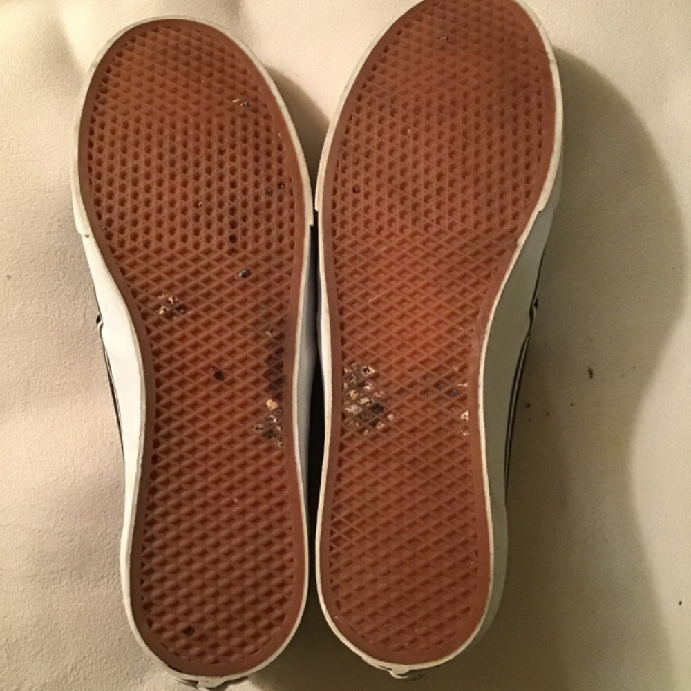 Vans charcoal shoes Sz 8.5