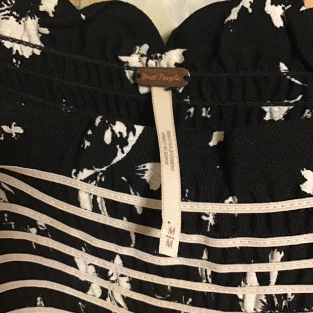 Free People black and white long dress size M