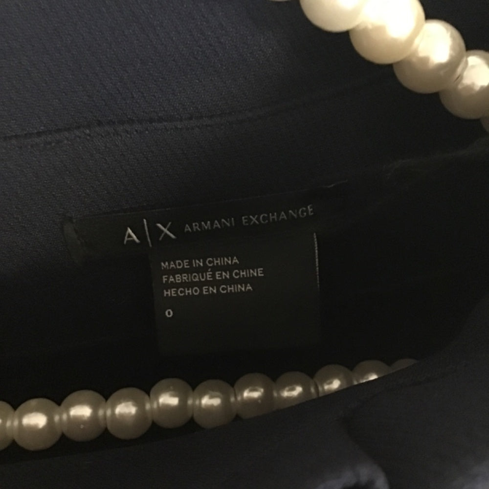 Armani exchange blue maxi skirt size 0