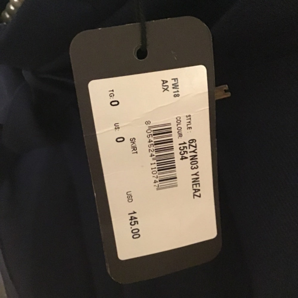 Armani exchange blue maxi skirt size 0