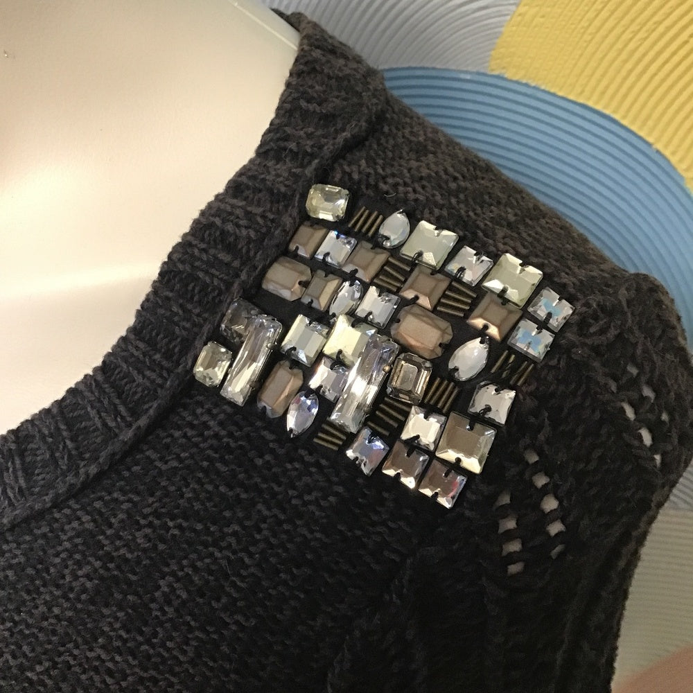 American Eagle coverup sweater bling Size S