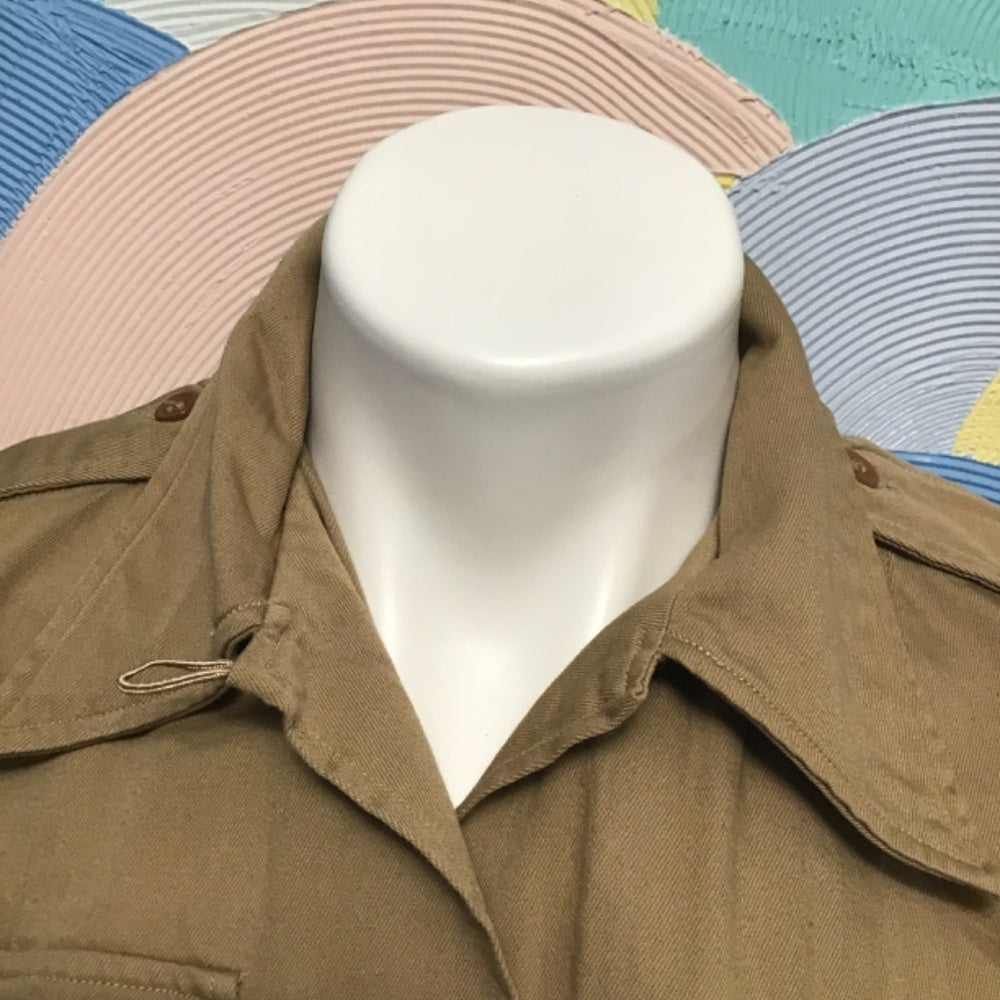 Vintage button up green scouts jacket Size 14R