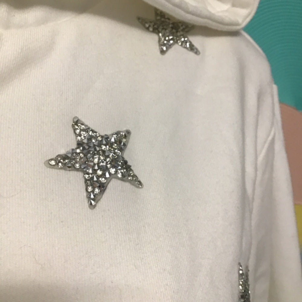 Why Plus size jogger suit with crystal stars Sz XXL