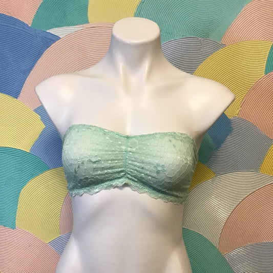 Free People Lace Babydoll Mint Bra Bandeau szM