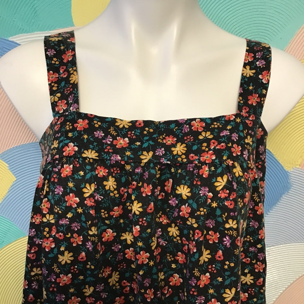 Vintage floral 60’s dress Sz M