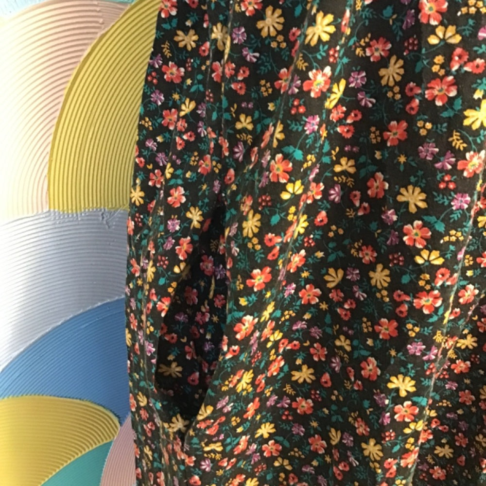 Vintage floral 60’s dress Sz M