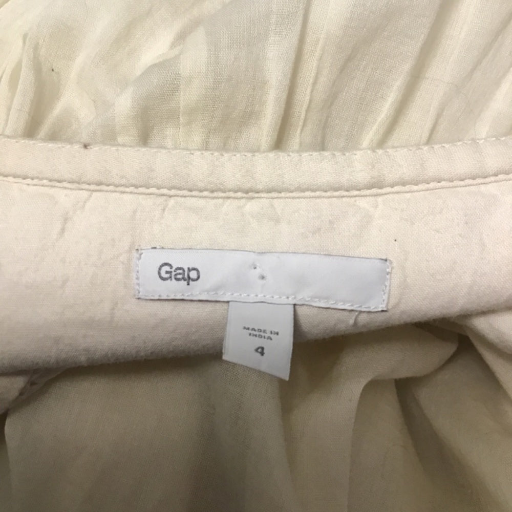 Gap cream dress with accents Sz 4