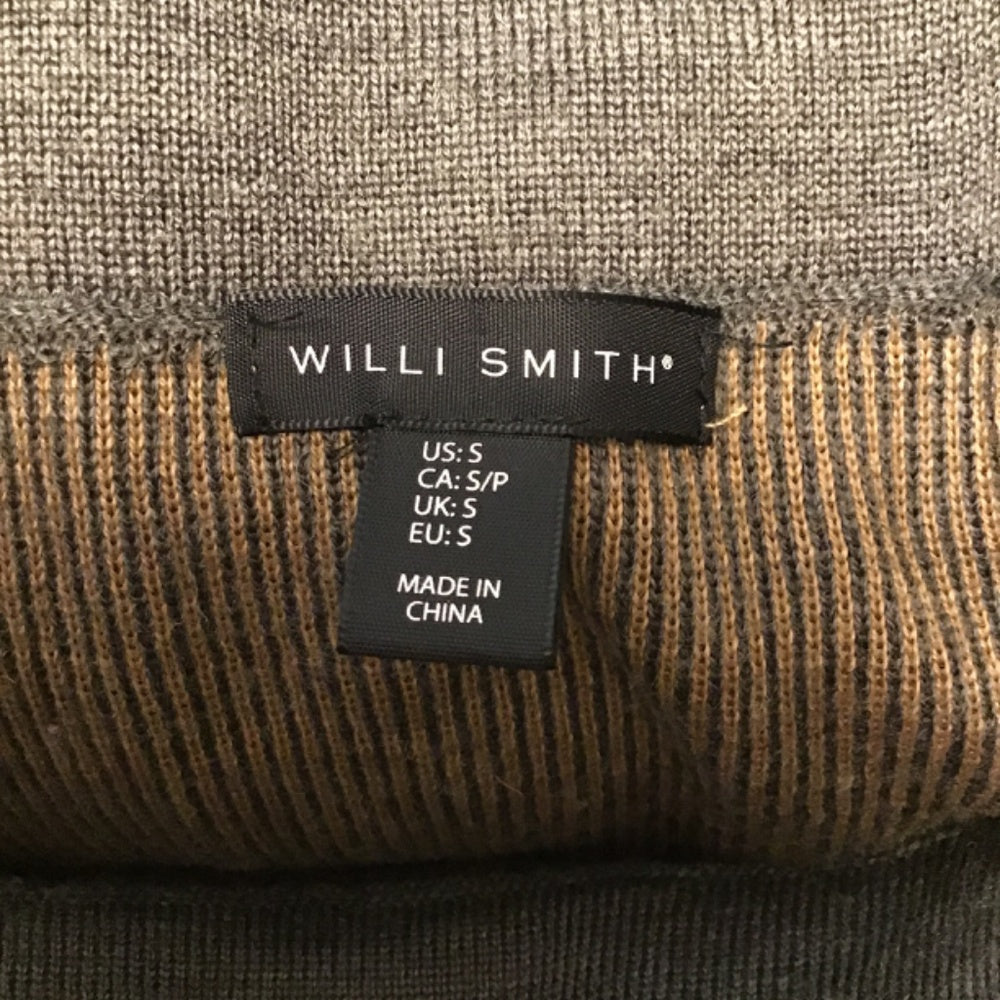 Willi smith 1980s vintage wool Blend sweater mini a line preppy size S